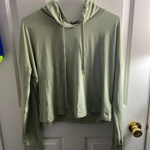 Women’s crop top hoodie long sleeve